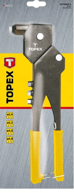 Nitownica do nitów aluminiowych 300mm Topex 43E713