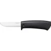 Nóż konstruktorski z wbudowaną ostrzałką (czarny) Fiskars 1023617