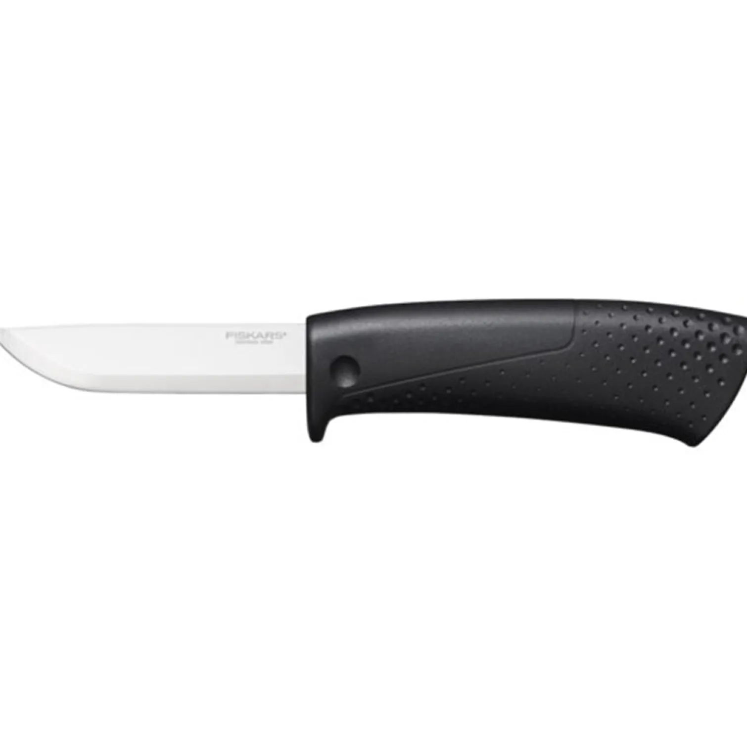 Nóż konstruktorski z wbudowaną ostrzałką (czarny) Fiskars 1023617