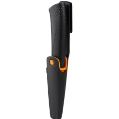 Nóż konstruktorski z wbudowaną ostrzałką (czarny) Fiskars 1023617