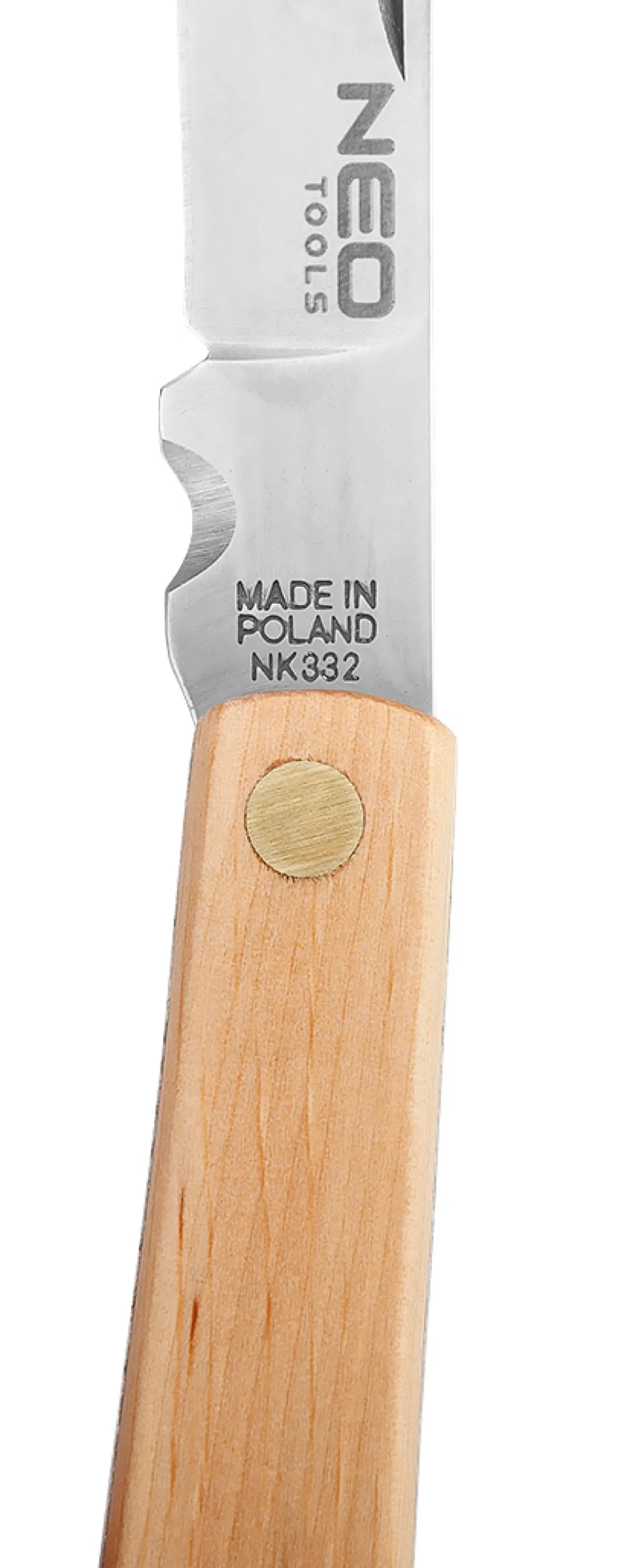 Nóż monterski, drewniane okładki Neo 63-015