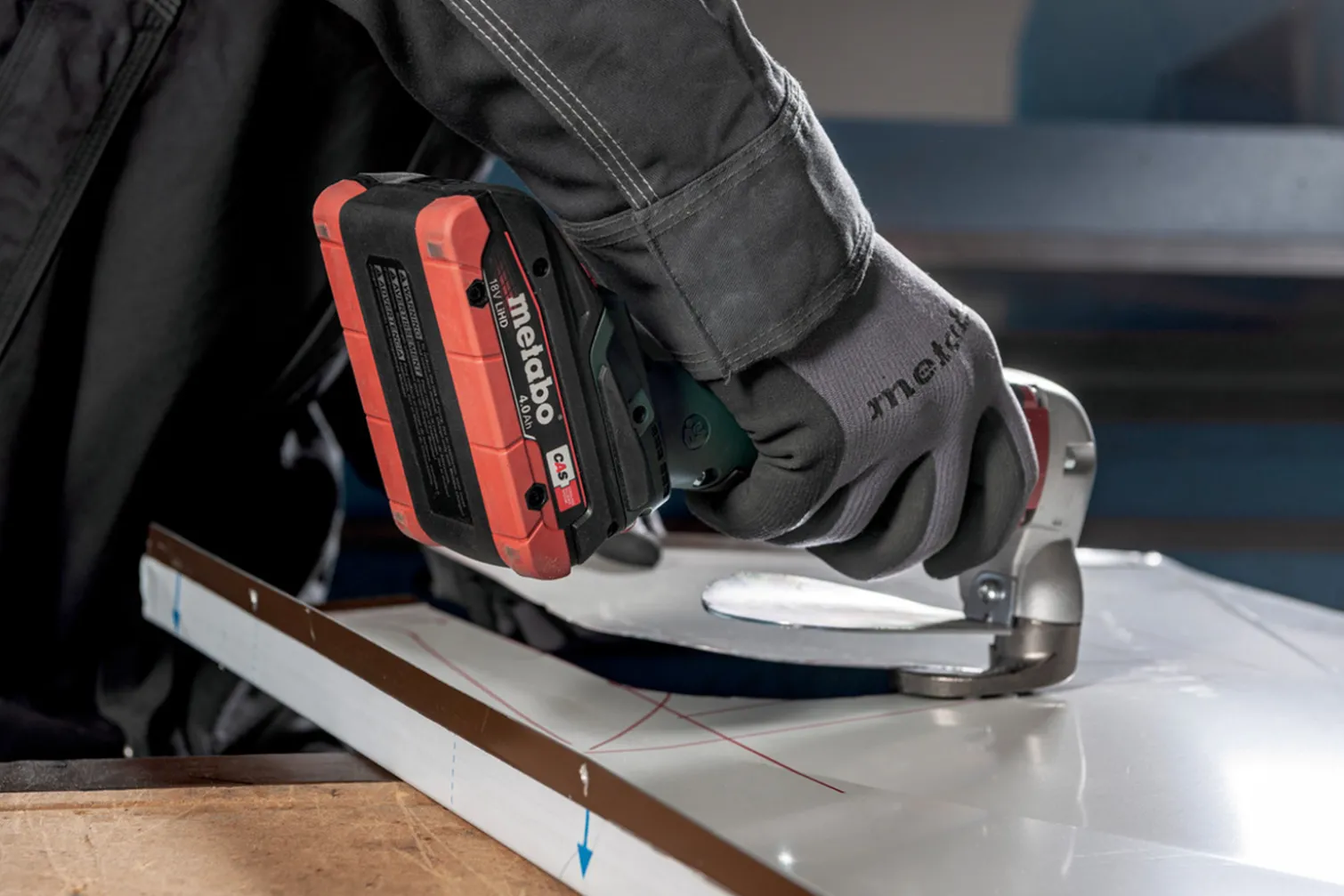 Nożyce do cięcia blachy Metabo SCV 18 LTX BL 1.6