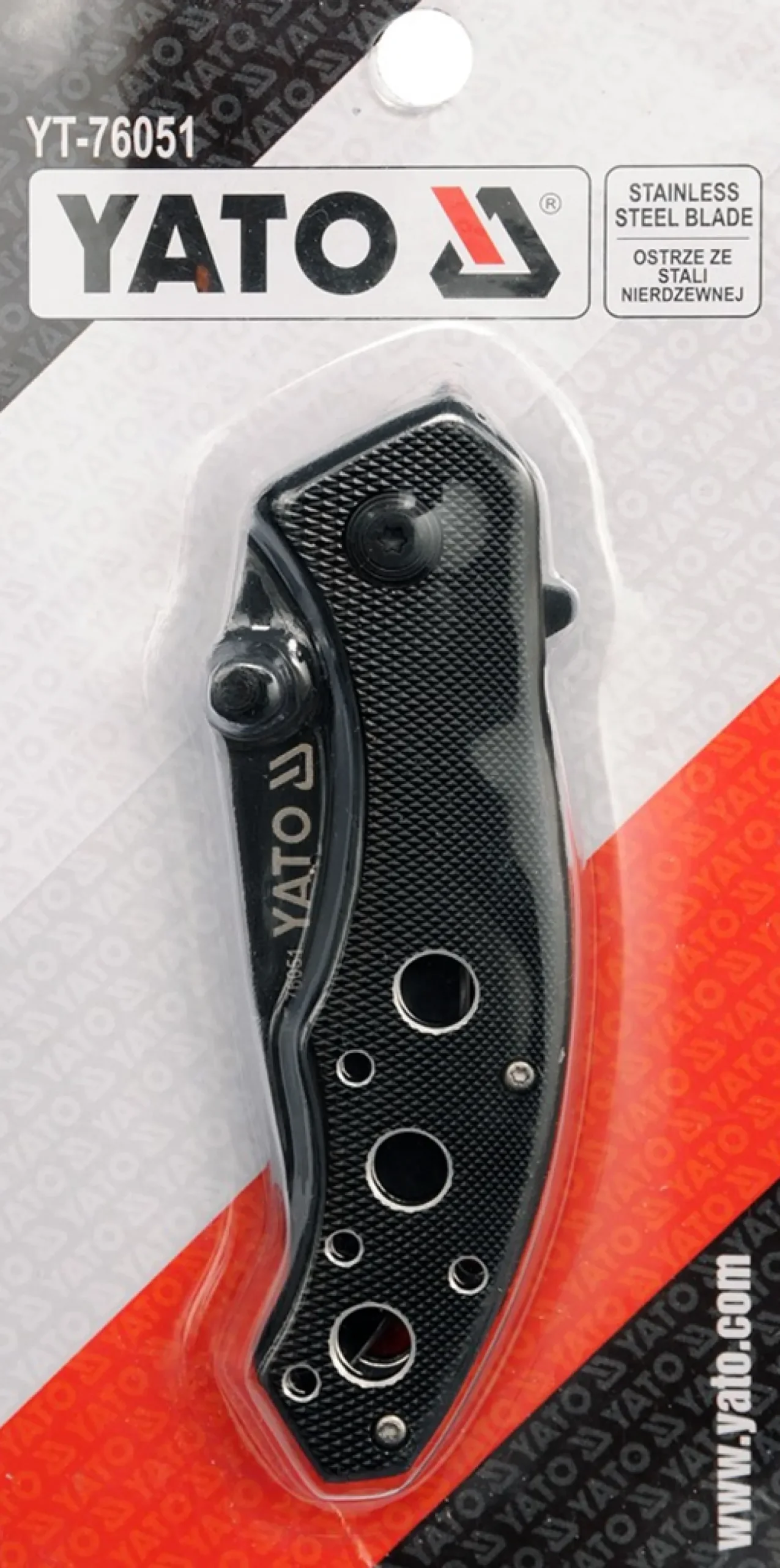 Nóż składany 190mm z blokadą Yato YT-76051