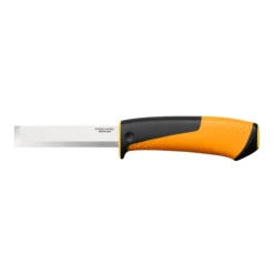Nóż stolarski z wbudowaną ostrzałką (żółty) Fiskars 1023621