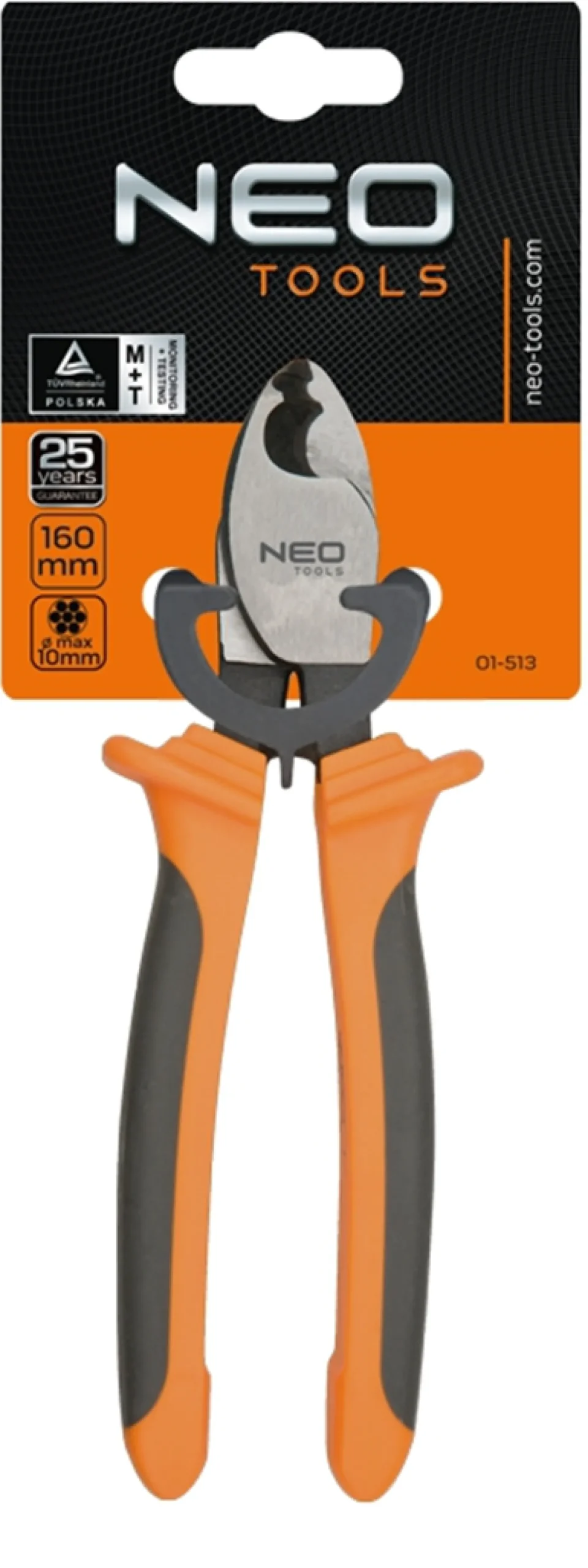 Obcinak do kabli miedzianych i aluminiowych 13mm Neo 01-514