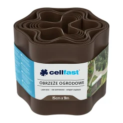 Obrzeże ogrodowe brązowe 15 cm x 9 m Cellfast C 30-012H
