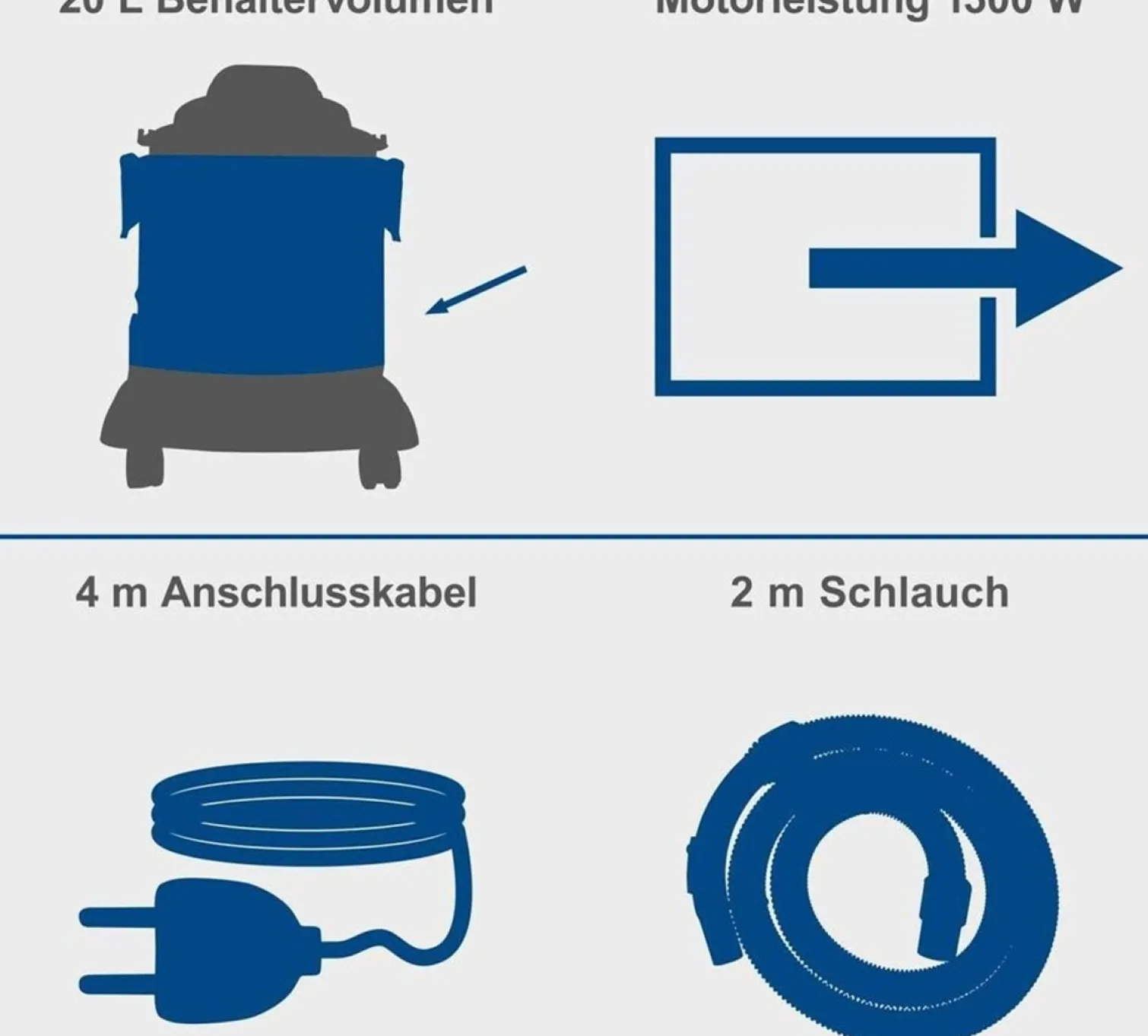 Odkurzacz warsztatowy Scheppach VC20