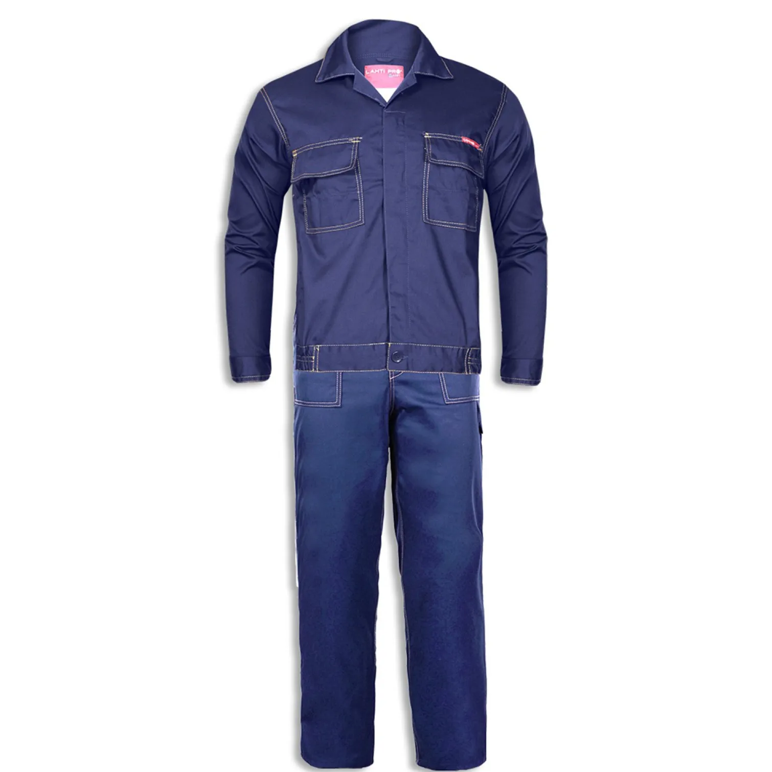 Ogrodniczki robocze i bluza - komplet, granatowy, 3XL quest Lahti Pro LPQK943XL
