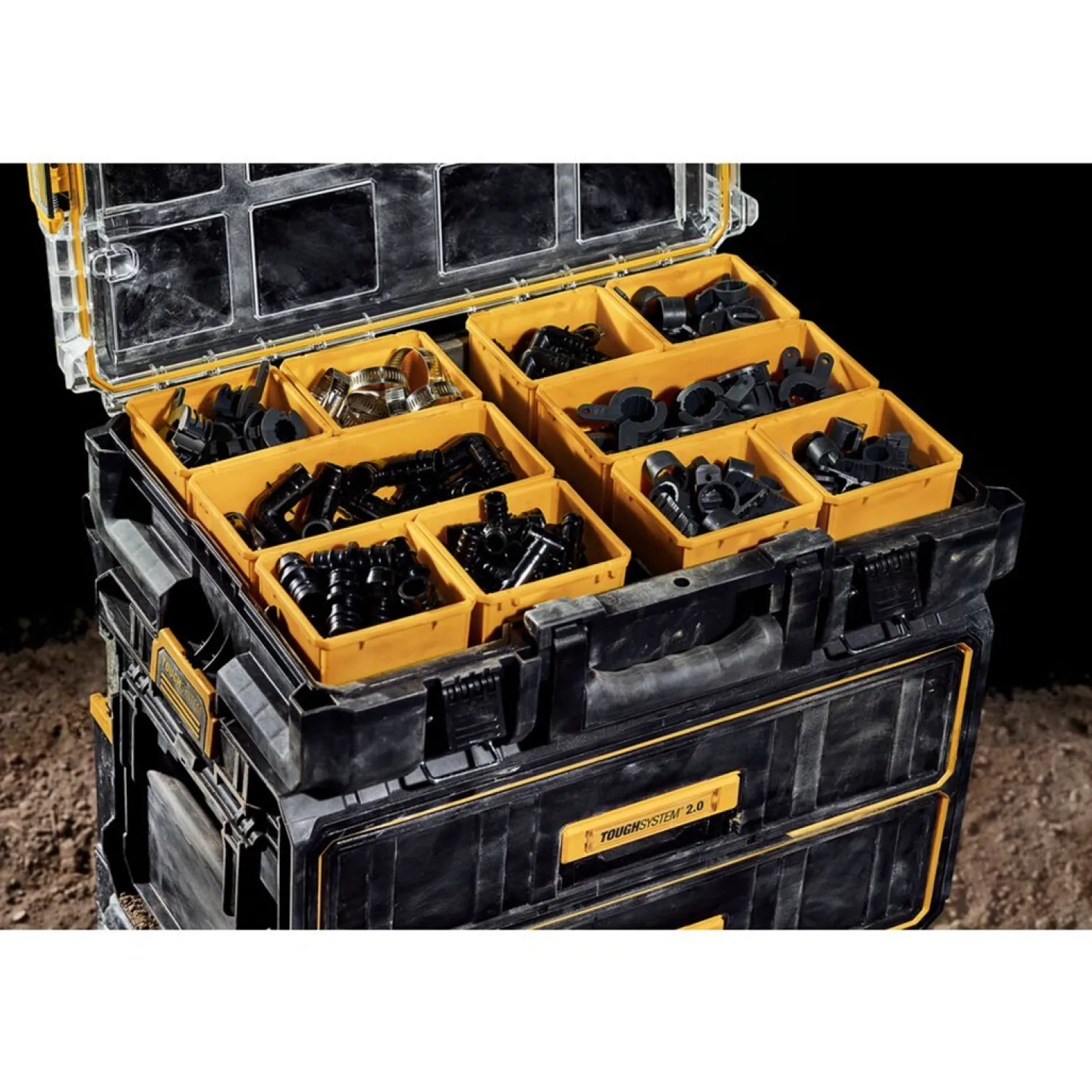 Organizer z pojemnikami DeWalt ToughSystem 2.0 DWST83394-1