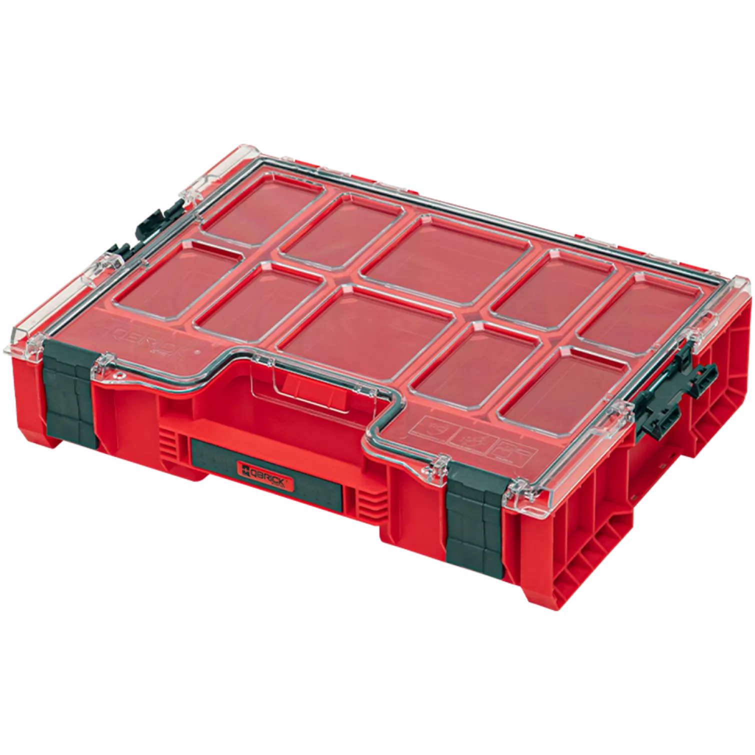 Organizer z wyjmowanymi kubełkami Qbrick System PRO ORGANIZER 300 RED Ultra HD Custom