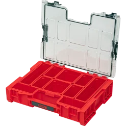 Organizer z wyjmowanymi kubełkami Qbrick System PRO ORGANIZER 300 RED Ultra HD Custom