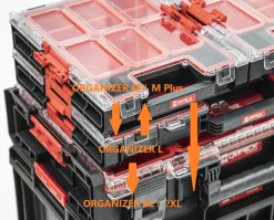Organizer z wyjmowanymi kubełkami Qbrick System ONE 2.0 ORGANIZER XL