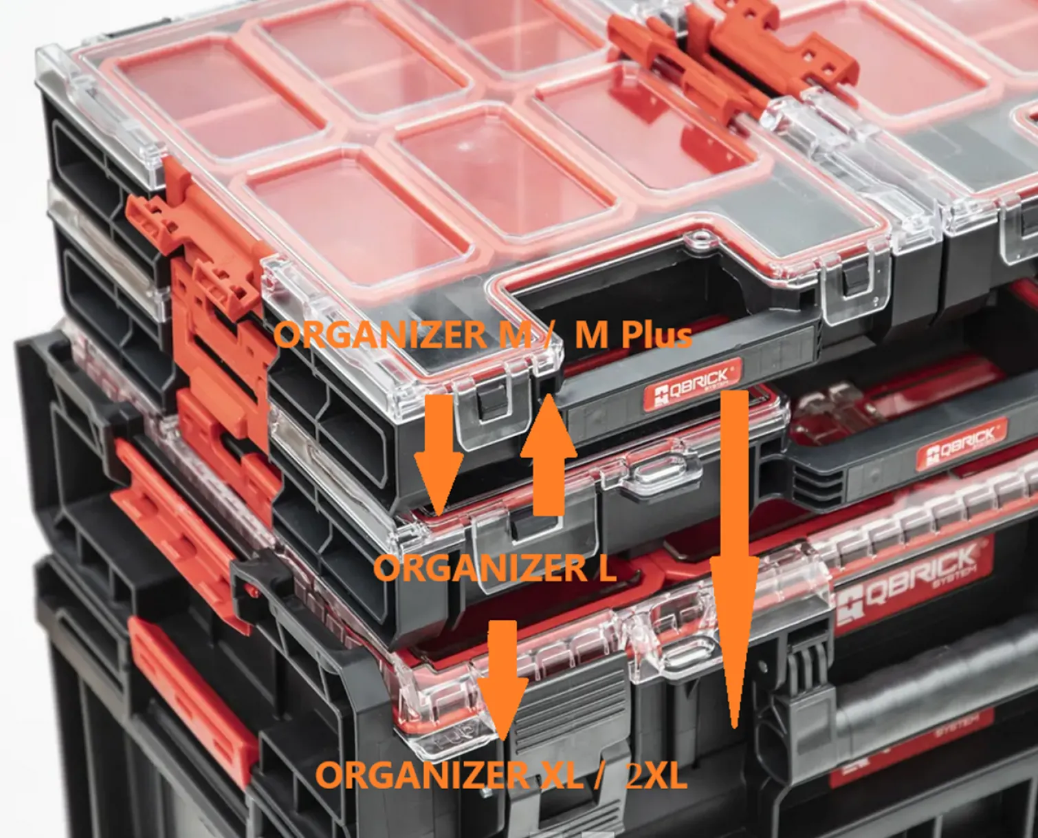 Organizer z wyjmowanymi kubełkami Qbrick System ONE 2.0 ORGANIZER XL