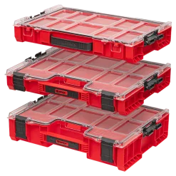 Organizer z wyjmowanymi kubełkami Qbrick System PRO ORGANIZER 100 RED Ultra HD Custom