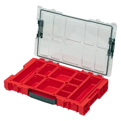 Organizer z wyjmowanymi kubełkami Qbrick System PRO ORGANIZER 100 RED Ultra HD Custom