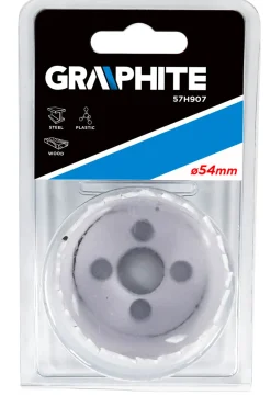 Otwornica bi-metalowa 54mm Graphite 57H907