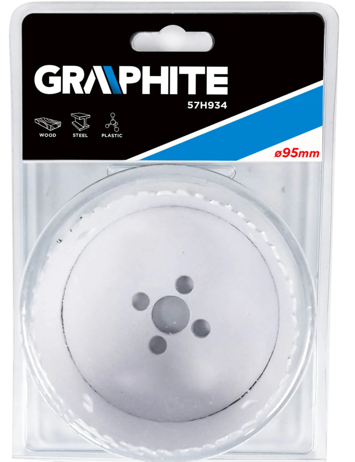 Otwornica bi-metalowa 95mm Graphite 57H934