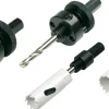 Otwornice bi-metalowe 38-64mm, zestaw 7szt. Verto 60H964
