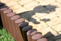 Palisada ogrodowa PALISADA - brąz Prosperplast IPALPLUS-R222