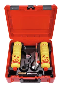 Palnik, 7/16"-EU, wersja językowa C, MAPP Gas 2018 Rothenberger SUPER FIRE 3 HOT BOX