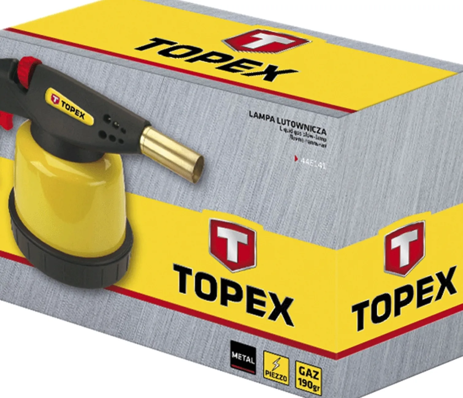 Palnik gazowy na naboje 190g Topex 44E141