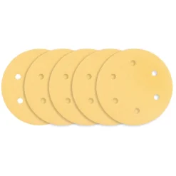 Papier ścierny na rzep 225mm, K80, 5 szt., z 6 otworami do szlifierki 59G264 i 59G265 Graphite 54H029