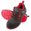 Półbuty esd zamsz/oxford grafitowo-czerwone, s1 src, 43 Lahti Pro L3042343