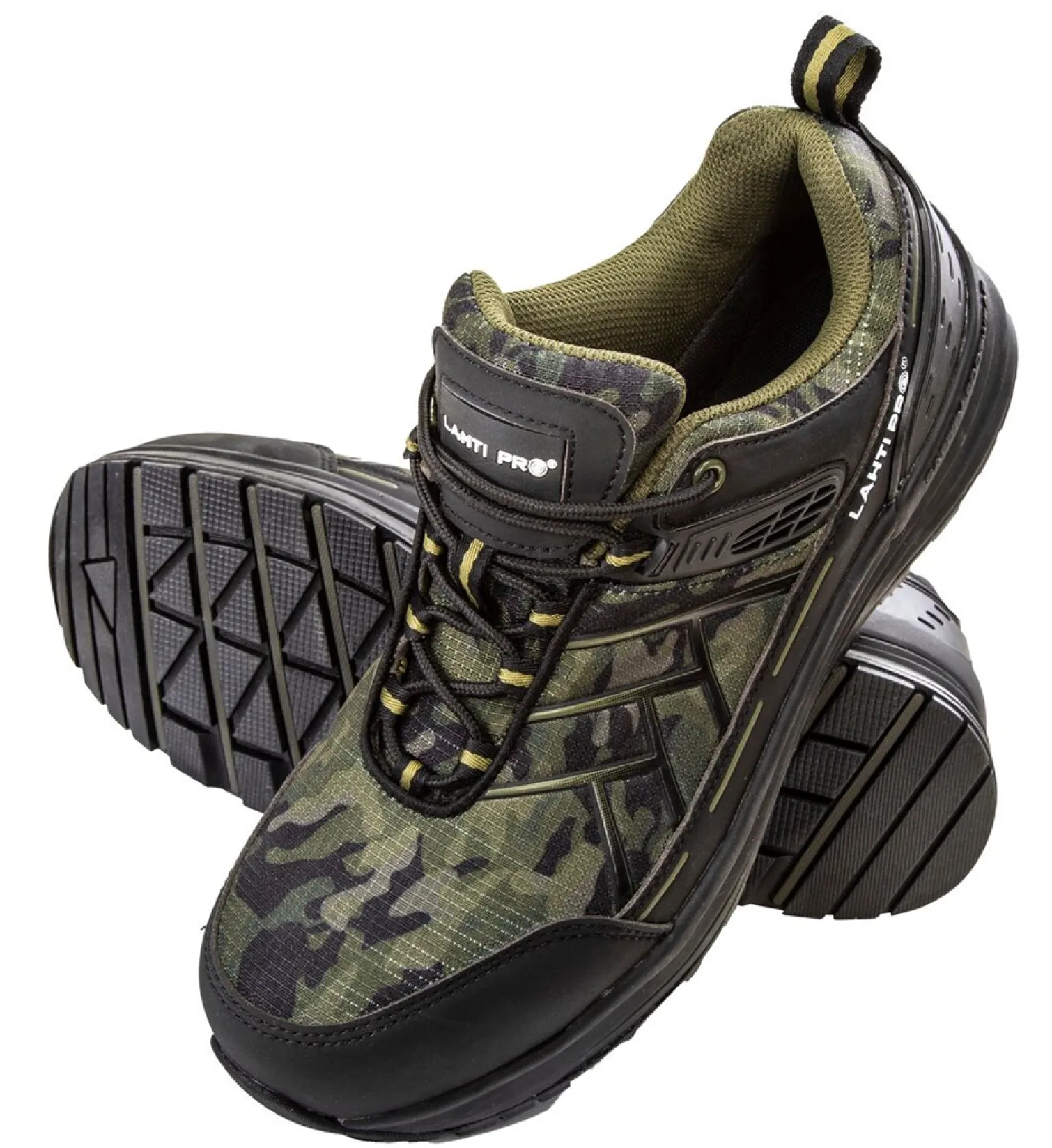 Półbuty z dzianiny rip-stop moro zielone, s2 src, 43, ce Lahti Pro L3043043