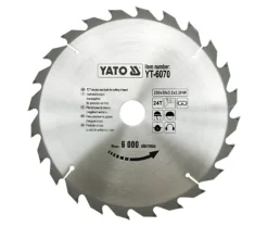 Piła tarczowa z węglikiem 250x30mm Z24 Yato YT-6070
