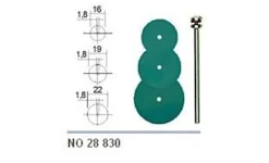 Piłki tnące ze stali sprężystej (3 sztuki) o śrenicy 16, 19, 22mm Proxxon PR28830