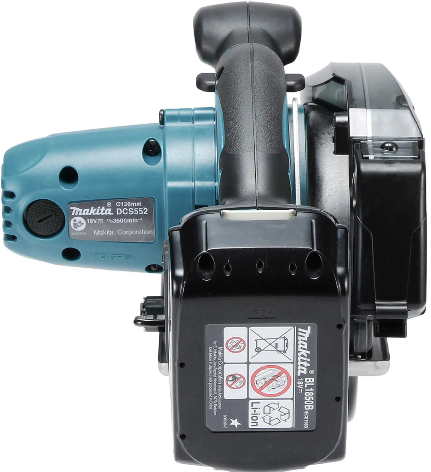 Pilarka do metalu Makita DCS552ZJ