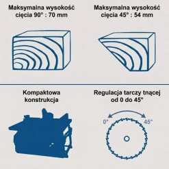 Pilarka stołowa Scheppach HS210