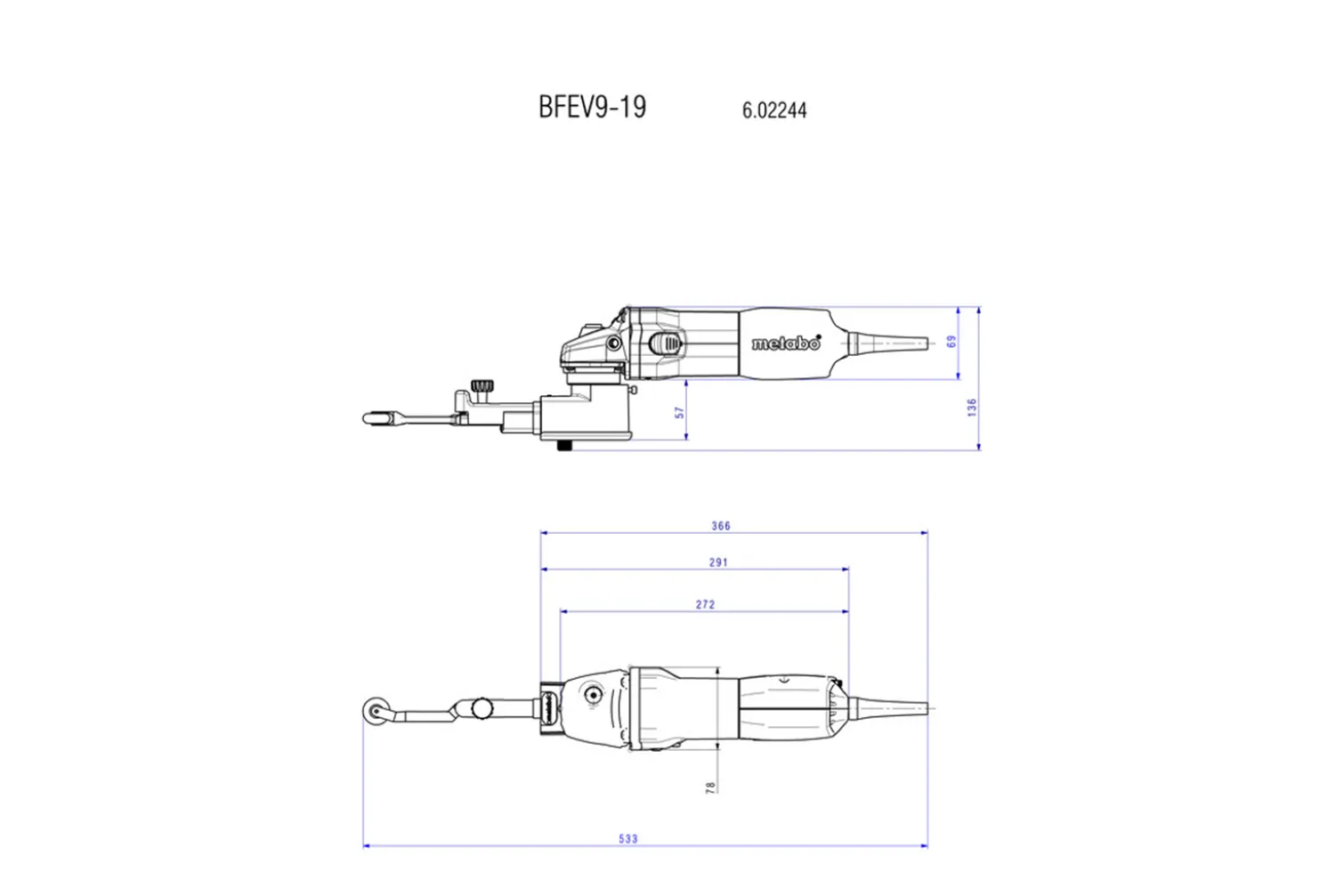Pilnik taśmowy Metabo BFE 9-20 Set