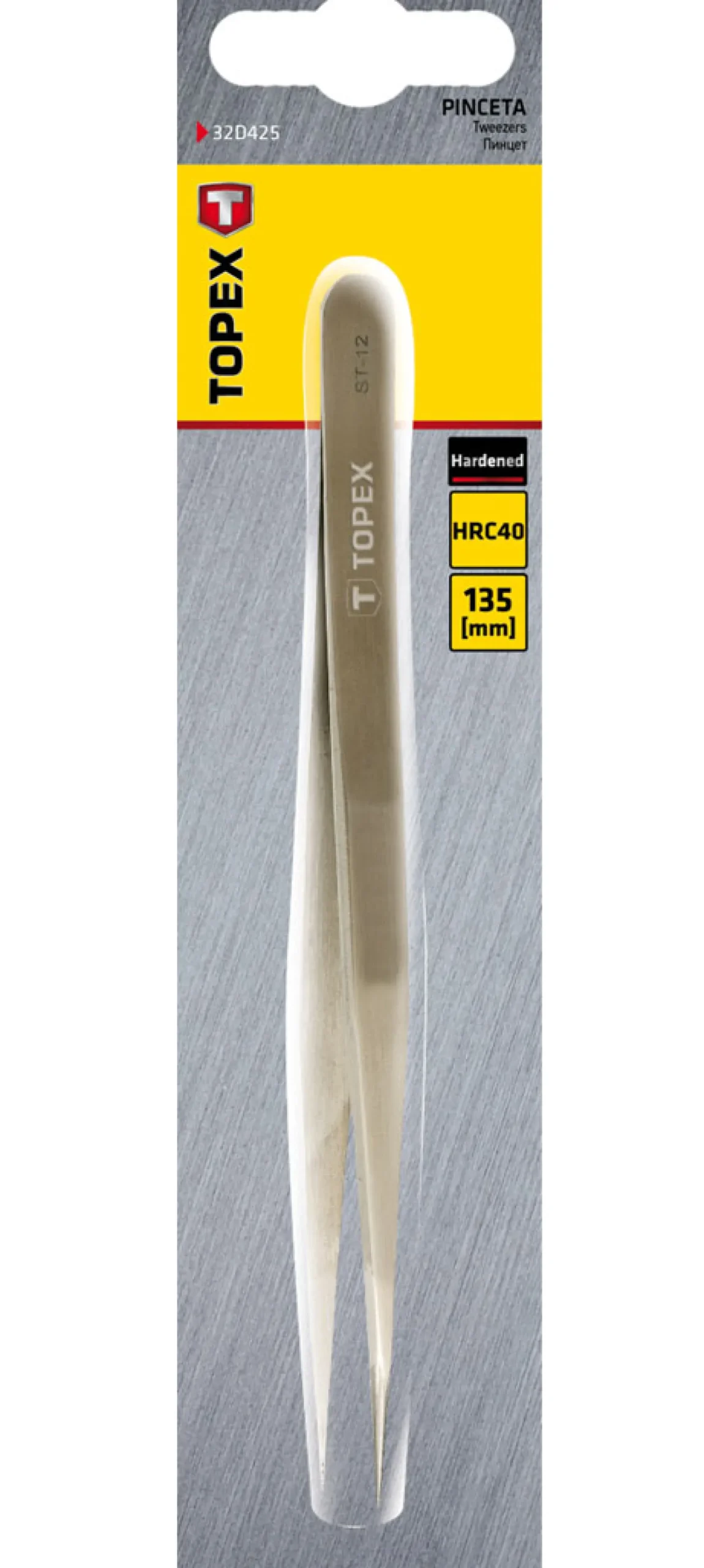 Pinceta 135mm Topex 32D425
