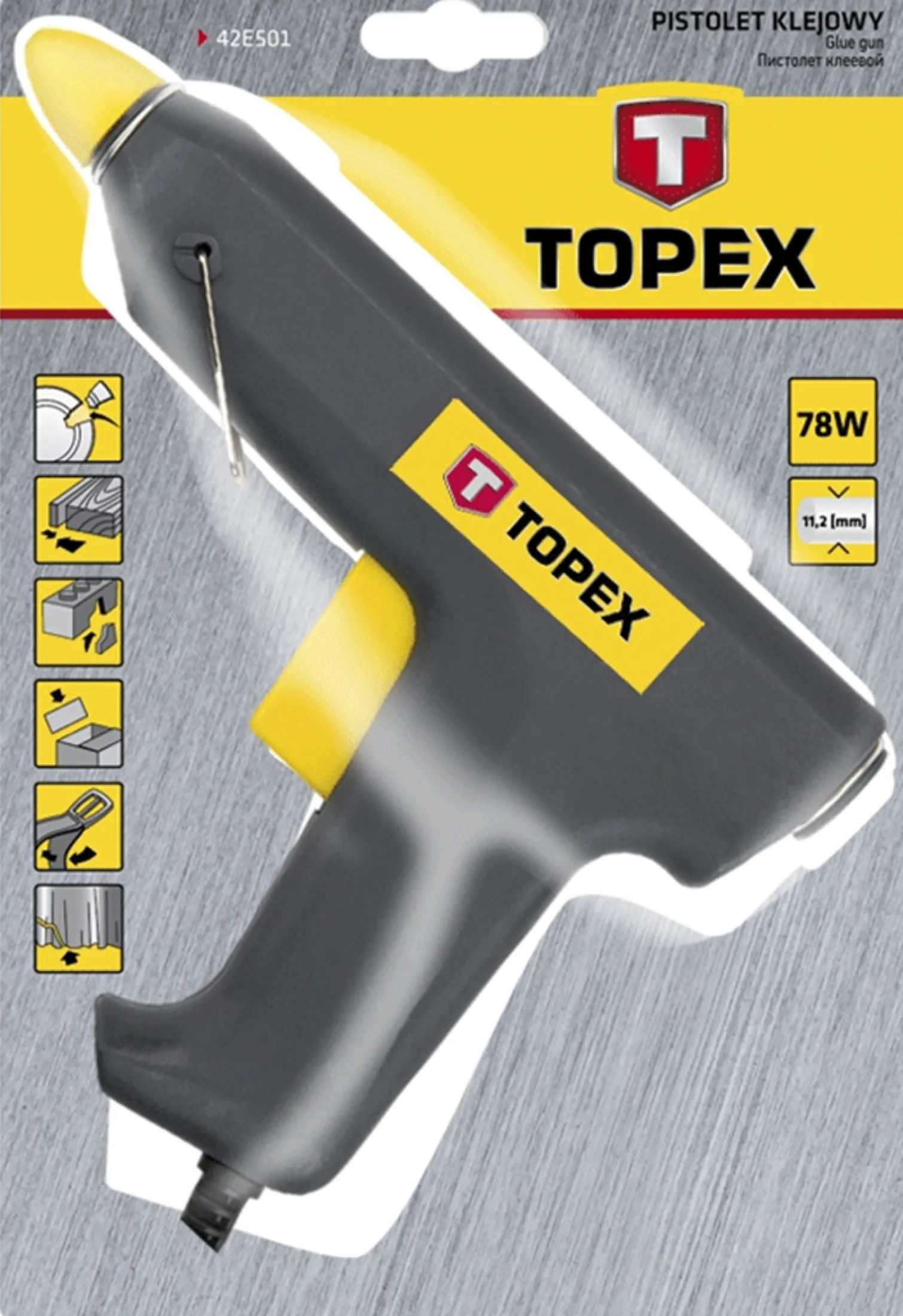 Pistolet do klejenia Topex 42E501