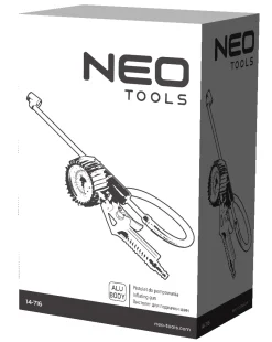 Pistolet do pompowania z manometrem Neo 14-716