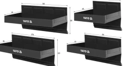 Półki magnetyczne 4szt. Yato YT-08682