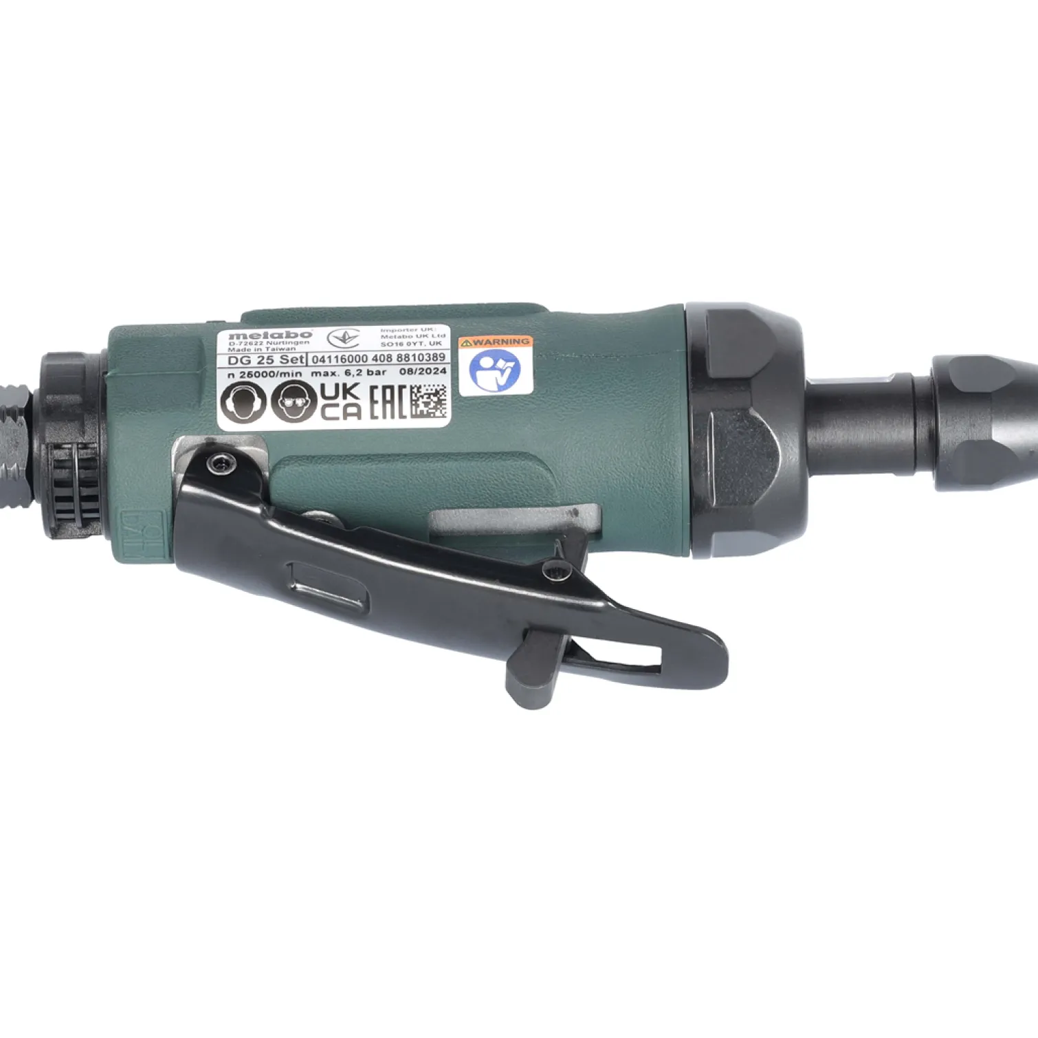 Pneumatyczna szlifierka prosta Metabo DG 25 Set