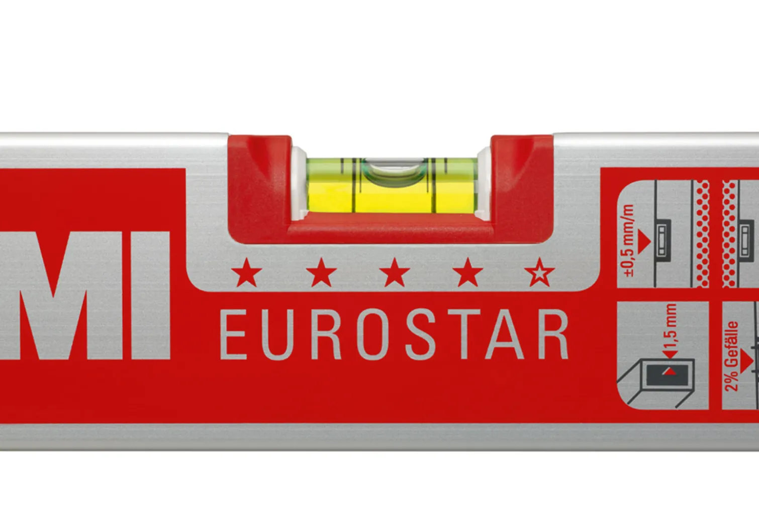Poziomnica aluminiowa BMI EUROSTAR 80