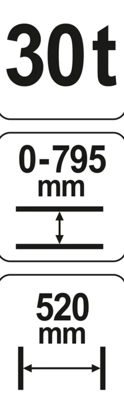 Prasa hydrauliczna 30t Yato YT-55582