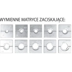 Praska hydrauliczna, ręczna do zaciskania końcówek 16-240mm2 Yato YT-22861