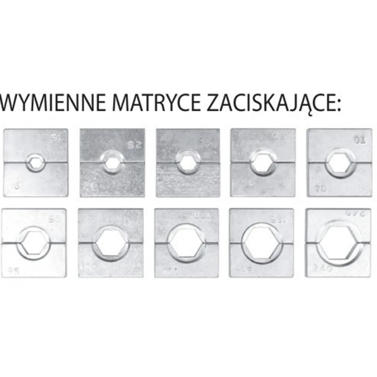 Praska hydrauliczna, ręczna do zaciskania końcówek 16-240mm2 Yato YT-22861