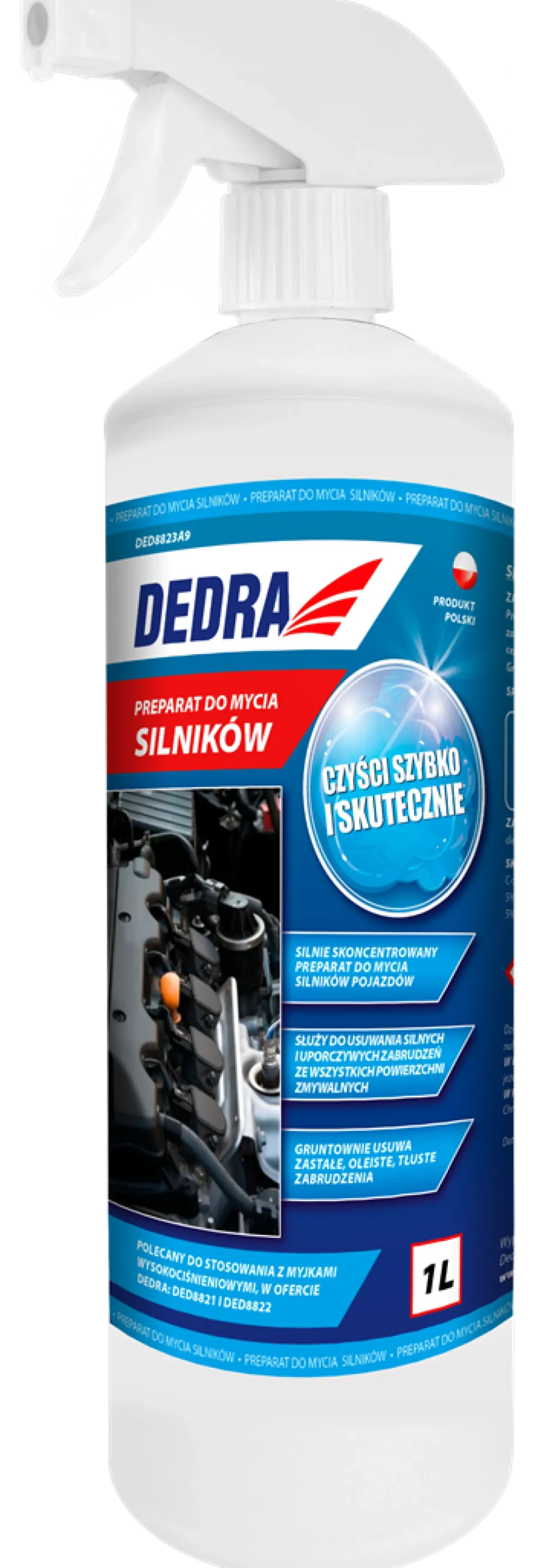 Preparat 1L do mycia silników z atomizerem Dedra DED8823A9