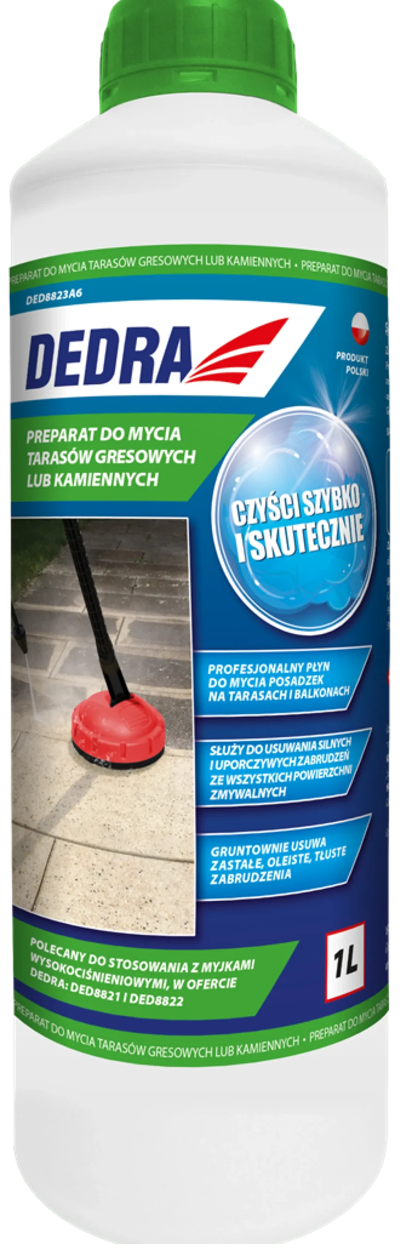 Preparat 1L do mycia tarasów gresowych lub kamiennych Dedra DED8823A6