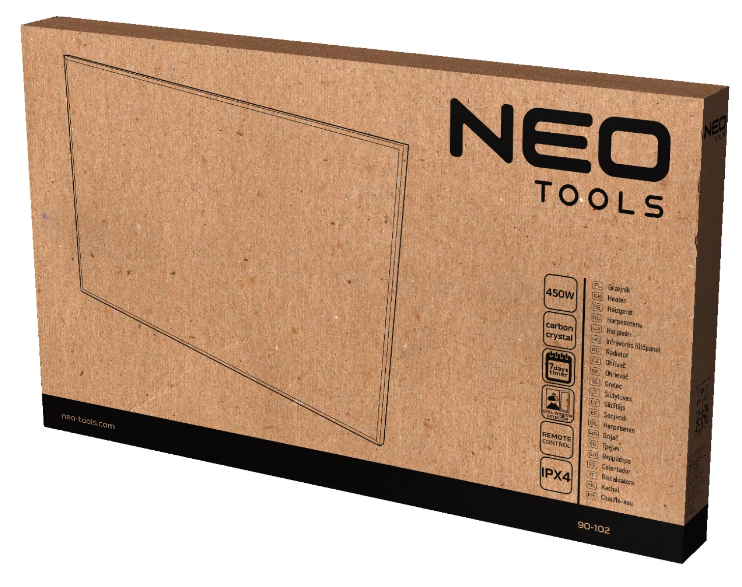 Promiennik podczerwieni 0.45kW Neo 90-102