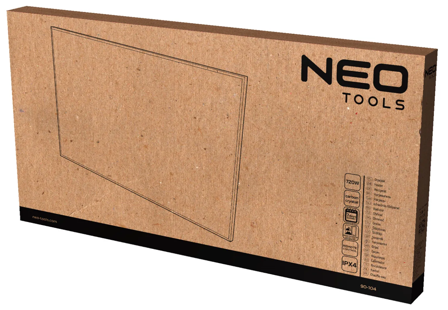 Prominnik podczerwieni 0.72kW Neo 90-104