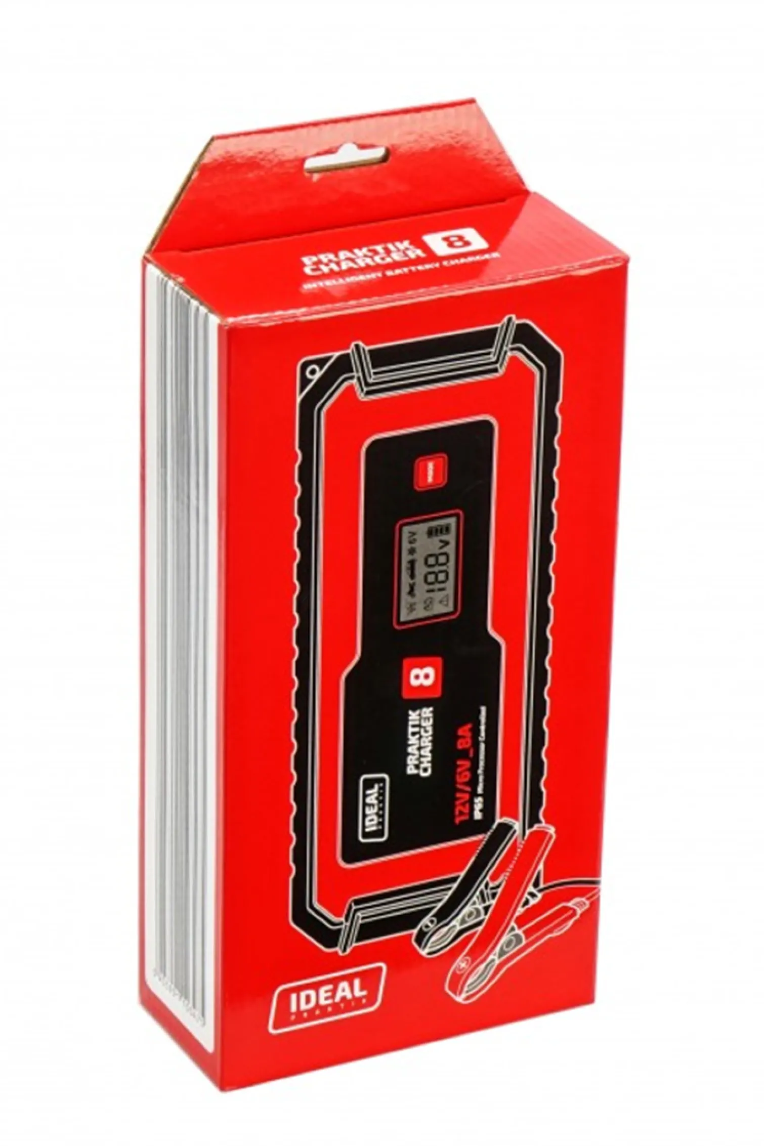 Prostownik inwerterowy Ideal PRAKTIK CHARGER 8 LCD