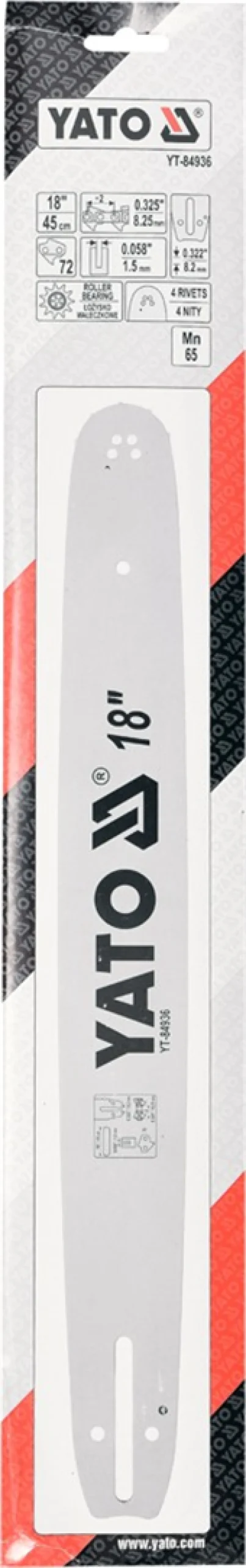 Prowadnica łańcucha Yato YT-84936
