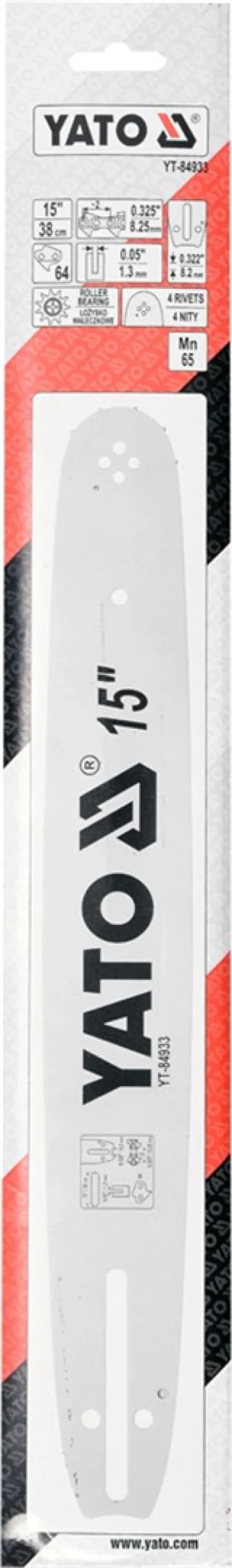 Prowadnica łańcucha Yato YT-84933