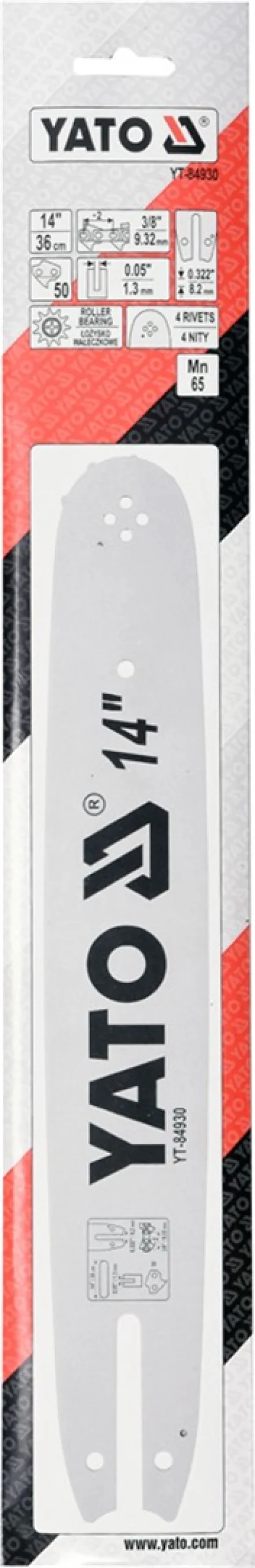 Prowadnica łańcucha Yato YT-84930